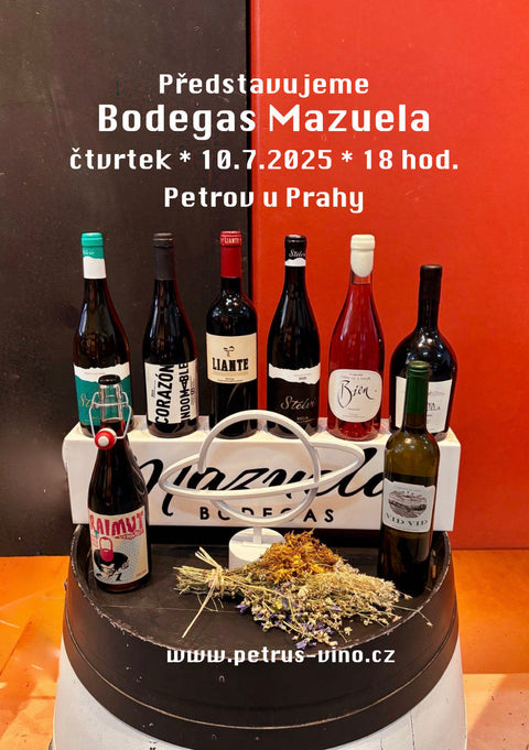 Ochutnávka španělských vín z vinařství Bodegas Pandora a Bodegas Mazuela