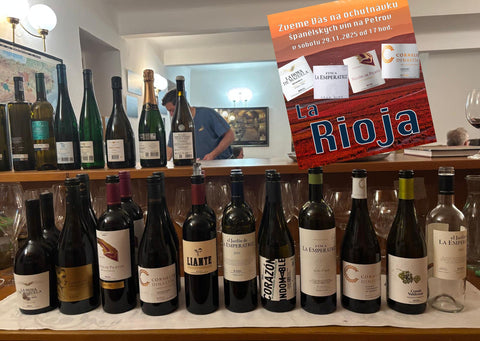 Ochutnávka španělských vín z oblasti La Rioja